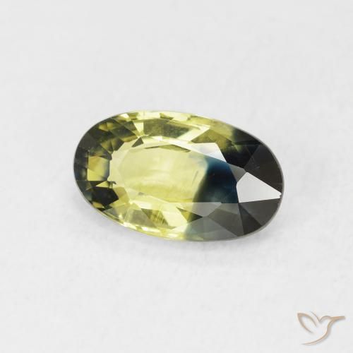 Zafiro Multicolor natural de 1.82 ct, Ovalada, VVS