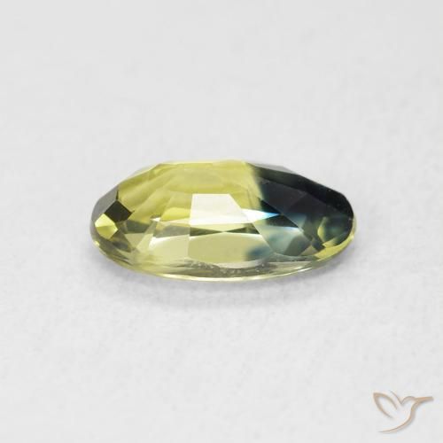 Zafiro Multicolor natural de 1.82 ct, Ovalada, VVS