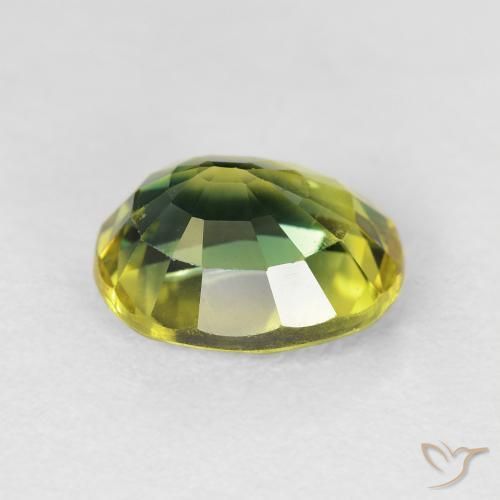Zafiro Multicolor natural de 4.18 ct, Ovalada, VS