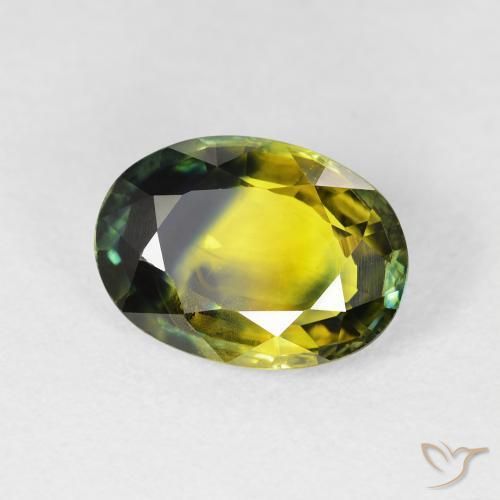 Zafiro Multicolor natural de 3.52 ct, Ovalada, VS