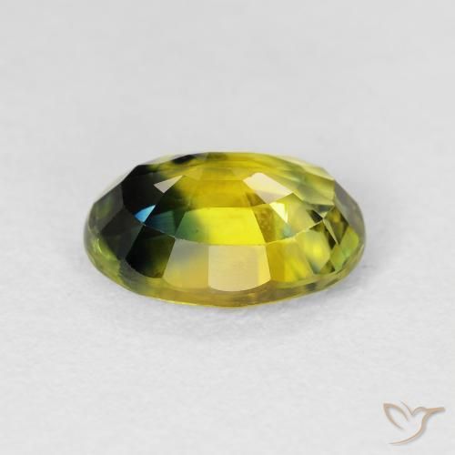 Zafiro Multicolor natural de 3.52 ct, Ovalada, VS