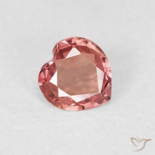0.35ct Natural Rosado medio Zafiro, Corazón, VVS
