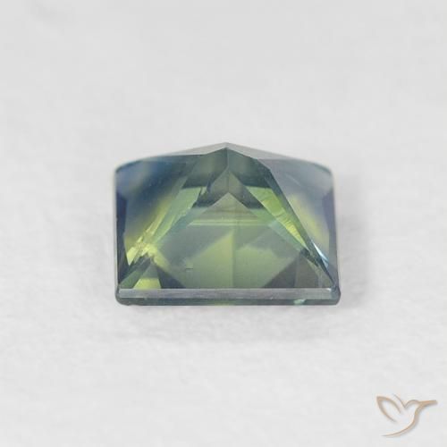 Zafiro Cerceta natural de 0.69 ct, Cuadrado, VS
