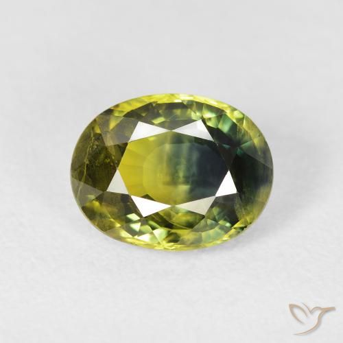 3.35ct Natural Multicolor Zafiro, Ovalada, VS
