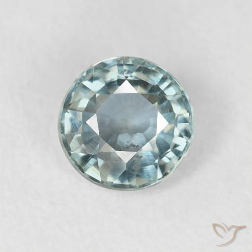 0.74ct Natural Cerceta Zafiro, Redondo, VS