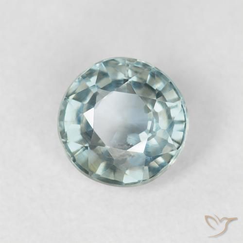 Zafiro Cerceta natural de 0.74 ct, Redondo, VS
