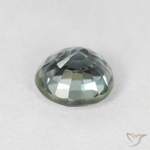 Zafiro Cerceta natural de 0.74 ct, Redondo, VS
