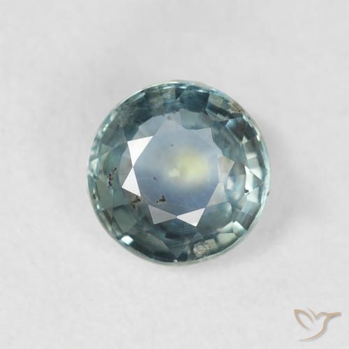 0.85ct Natural Cerceta Zafiro, Redondo, VS-SI