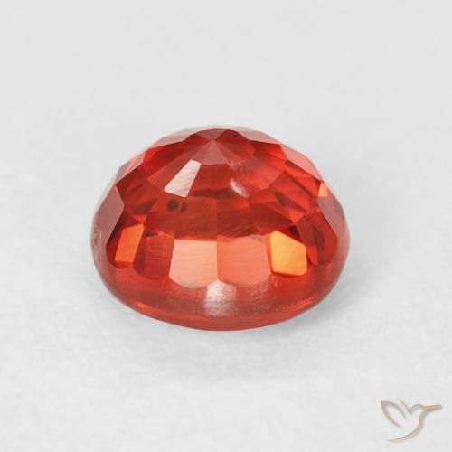 Zafiro Rojo intenso natural de 1.13 ct, Redondo, VS