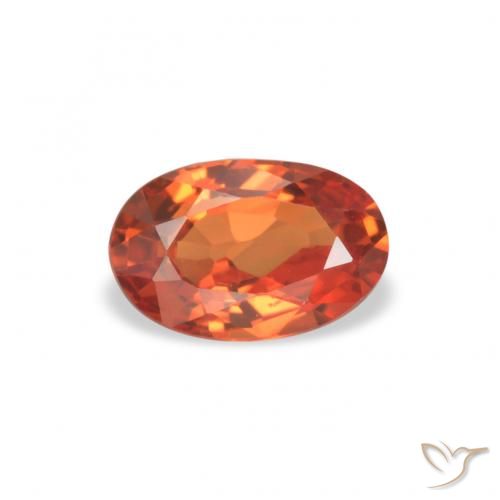 0.62ct Natural Rojo intenso Zafiro, Ovalada, VVS-VS