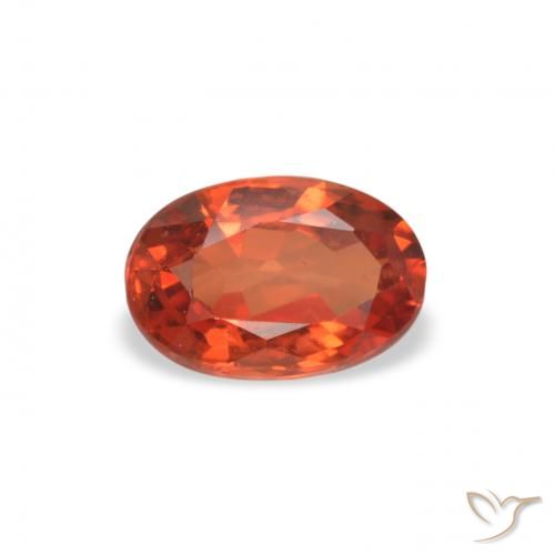 0.56ct Natural Rojo claro Zafiro, Ovalada, VVS-VS