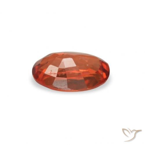 Zafiro Rojo claro natural de 0.56 ct, Ovalada, VVS-VS