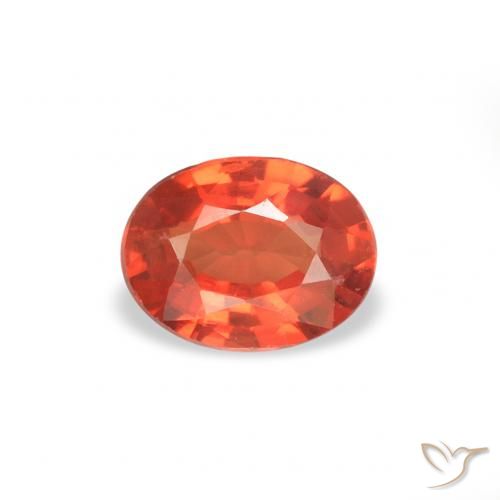 0.37ct Natural Rojo carmesí claro Zafiro, Ovalada, VS