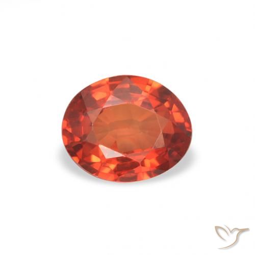 0.41ct Natural Rojo carmesí claro Zafiro, Ovalada, VS