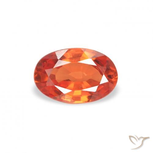 0.61ct Natural Rojo carmesí claro Zafiro, Ovalada, VS
