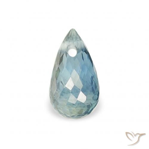 0.42ct Natural Cerceta Zafiro, Corte Briolette, VS
