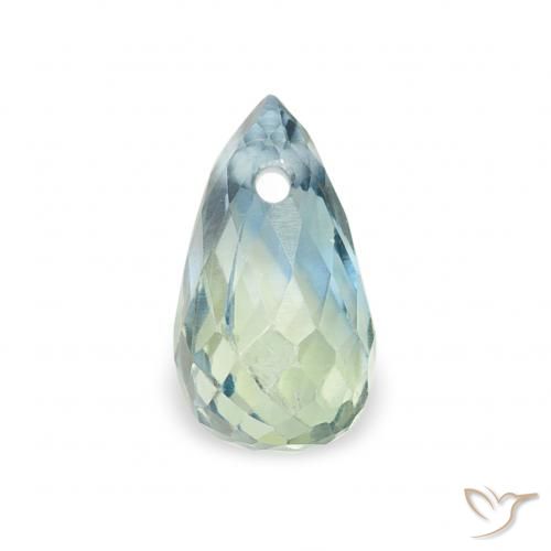 0.50ct Natural Cerceta Zafiro, Corte Briolette, VS