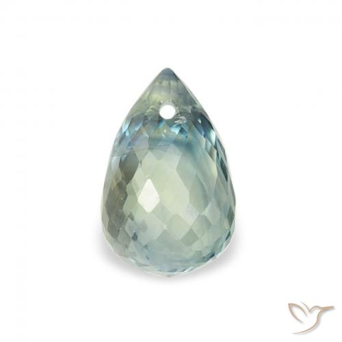 1.02ct Natural Cerceta Zafiro, Corte Briolette, VS