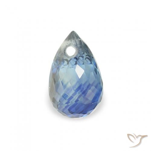 0.62ct Natural Cerceta Zafiro, Corte Briolette, VS