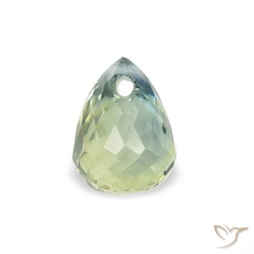 0.73ct Natural Cerceta Zafiro, Corte Briolette, VS