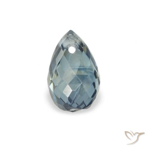 0.56ct Natural Cerceta Zafiro, Corte Briolette, VS