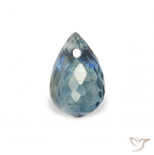 0.52ct Natural Cerceta Zafiro, Corte Briolette, VS