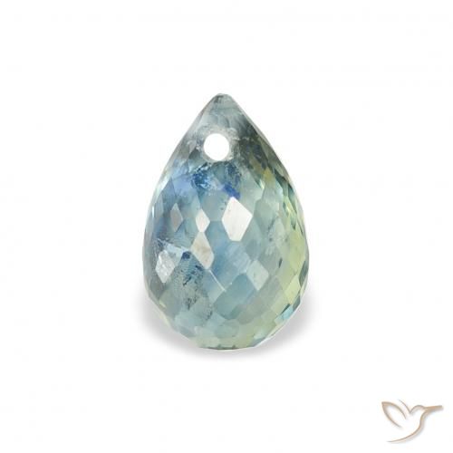 1.05ct Natural Cerceta Zafiro, Corte Briolette, VS