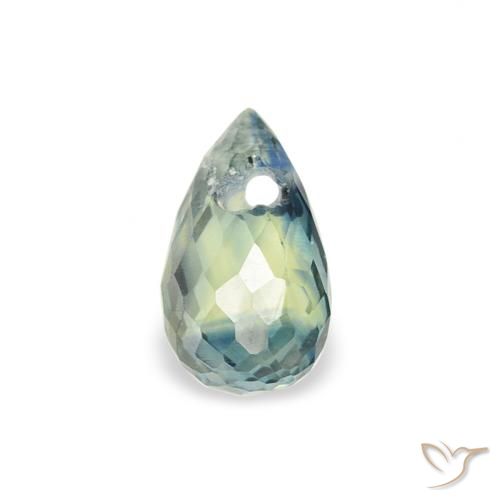 0.54ct Natural Cerceta Zafiro, Corte Briolette, VS