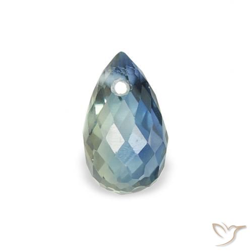 0.57ct Natural Cerceta Zafiro, Corte Briolette, VS
