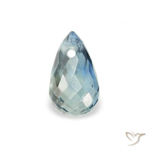 0.49ct Natural Cerceta Zafiro, Corte Briolette, VS