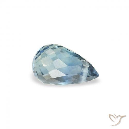 Zafiro Cerceta natural de 0.49 ct, Corte Briolette, VS
