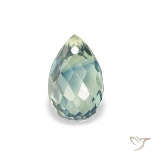 0.84ct Natural Cerceta Zafiro, Corte Briolette, VS