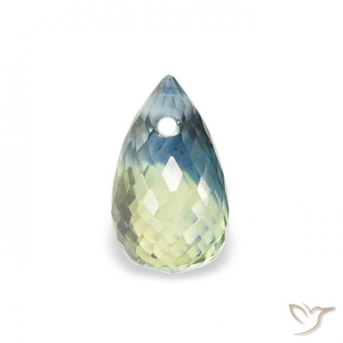 0.62ct Natural Multicolor Zafiro, Corte Briolette, VS