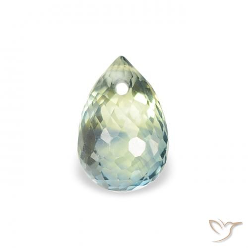 0.68ct Natural Cerceta Zafiro, Corte Briolette, VS