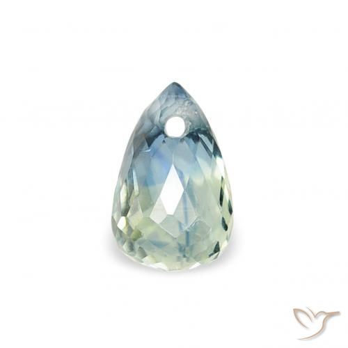 0.47ct Natural Cerceta Zafiro, Corte Briolette, VS