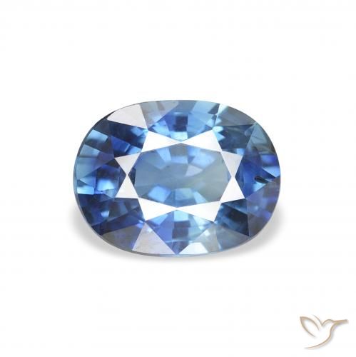 1.78ct Natural Azul claro Zafiro, Ovalada, VS