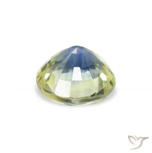 Zafiro Azul claro natural de 1.68 ct, Redondo, VVS-VS