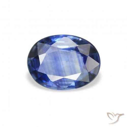 1.15ct Natural Azul oscuro medio Zafiro, Ovalada, VVS-VS