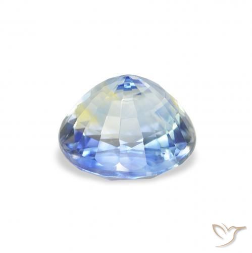 Zafiro Azul pastel natural de 2.10 ct, Ovalada, VS