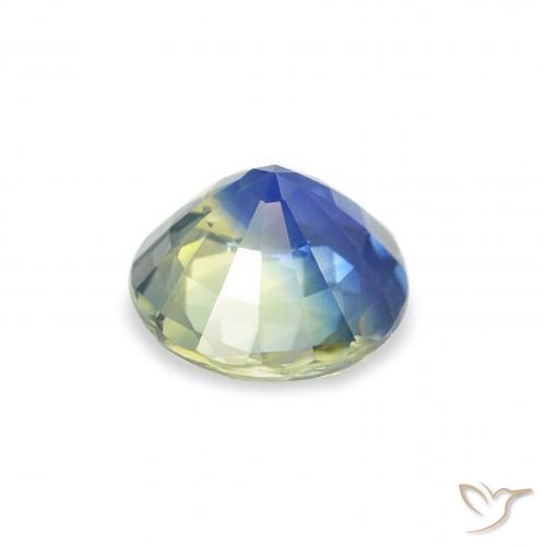 Zafiro Azul oscuro natural de 1.57 ct, Redondo, VVS-VS