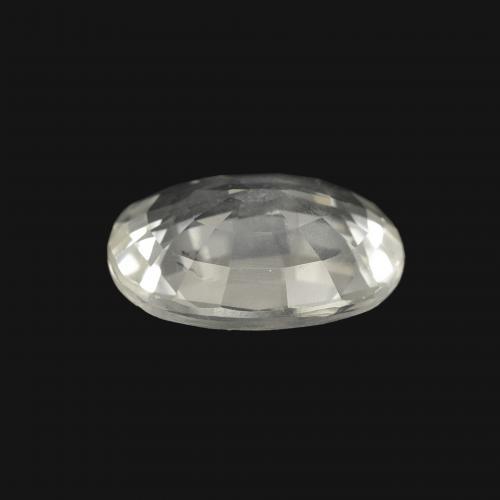 Zafiro Blanco natural de 2.28 ct, Ovalada, VS