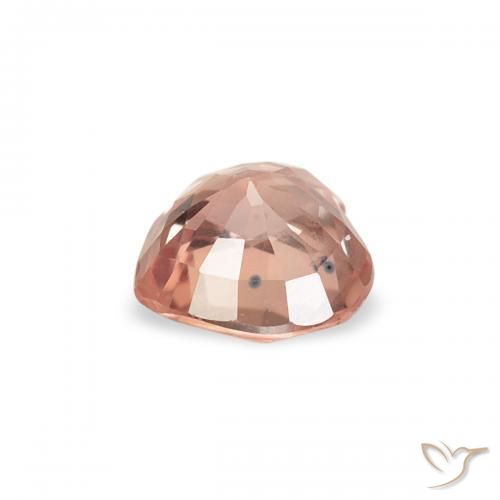 Zafiro Rosado claro natural de 0.44 ct, Corazón, VS