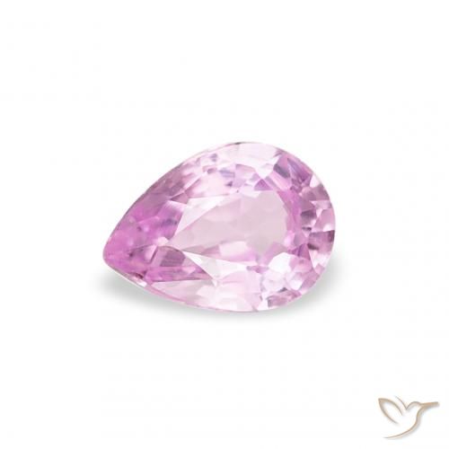 0.24ct Natural Rosado claro Zafiro, En forma de pera, VVS-VS