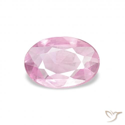 0.40ct Púrpura claro Zafiro, Ovalada, VVS