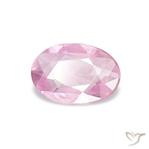 Zafiro Púrpura claro natural de 0.40 ct, Ovalada, VVS