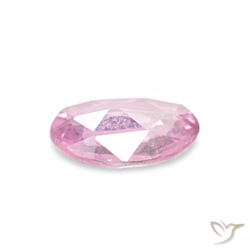 Zafiro Púrpura claro natural de 0.40 ct, Ovalada, VVS