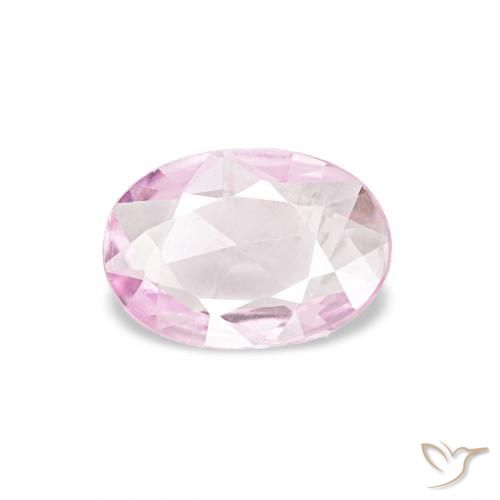 0.30ct Rosado-púrpura claro Zafiro, Ovalada, VVS