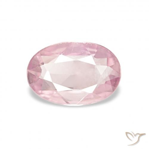 0.43ct Rosado coral Zafiro, Ovalada, VVS