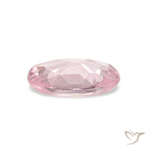 Zafiro Rosado coral natural de 0.43 ct, Ovalada, VVS
