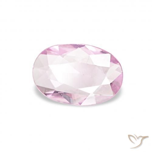 Zafiro Rosado Bubblegum natural de 0.32 ct, Ovalada, VVS